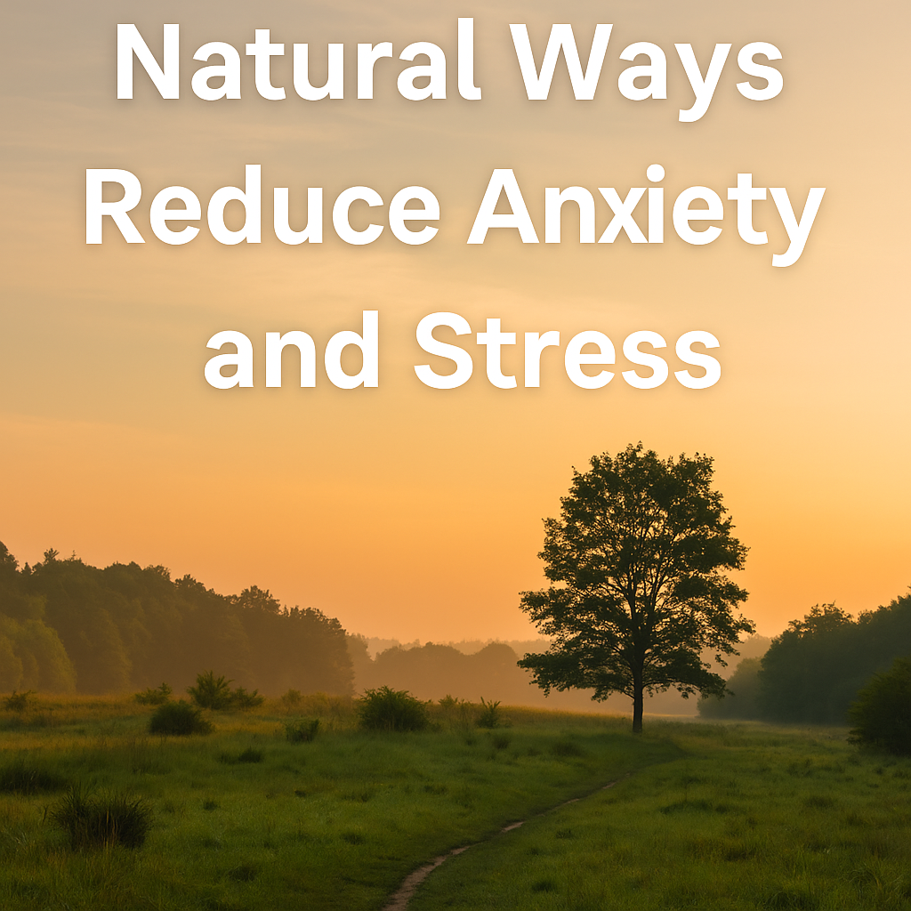 Natural Ways to Reduce Anxiety and Stress
