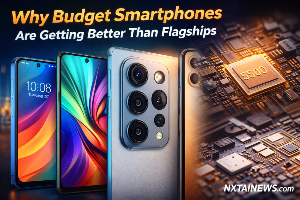 Budget smartphones with advanced displays, cameras, and processors showing why affordable phones now rival flagship models.